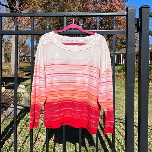 Anthropologie Saturday Sunday Emmeline 100% Cashmere Sweater NWT - Picture 1 of 8